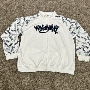 Stitches Athletic Gear New York Yankees Graffiti Print Track Jacket 3XL Full‐Zip